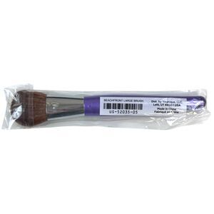 Younique Large Beachfront Brush Make Up Purple Powder Blending NEW in Package